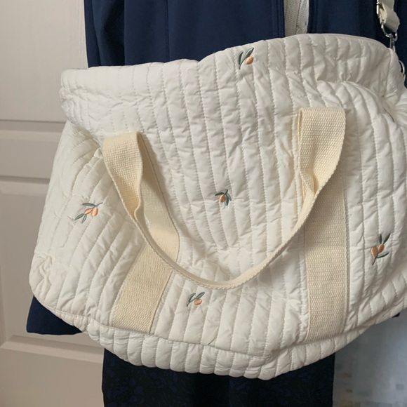 Handbags - Baby’s Embroidered Quilted Tote Bag